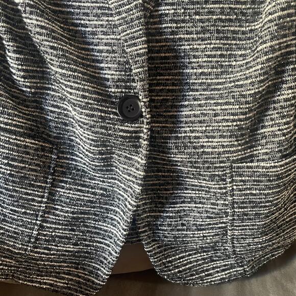 Max Studio Polyester/Cotton Blend One Button Women's Blazer Sz L - Picture 3 of 5